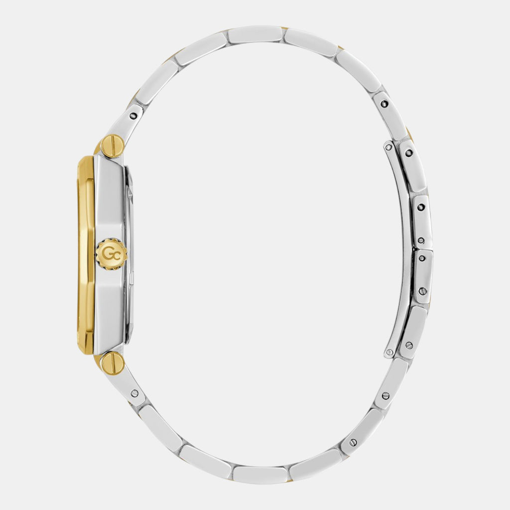 Gc Gleam Women Quartz Green Dial Analog Stainless Steel Watch Z55003L9