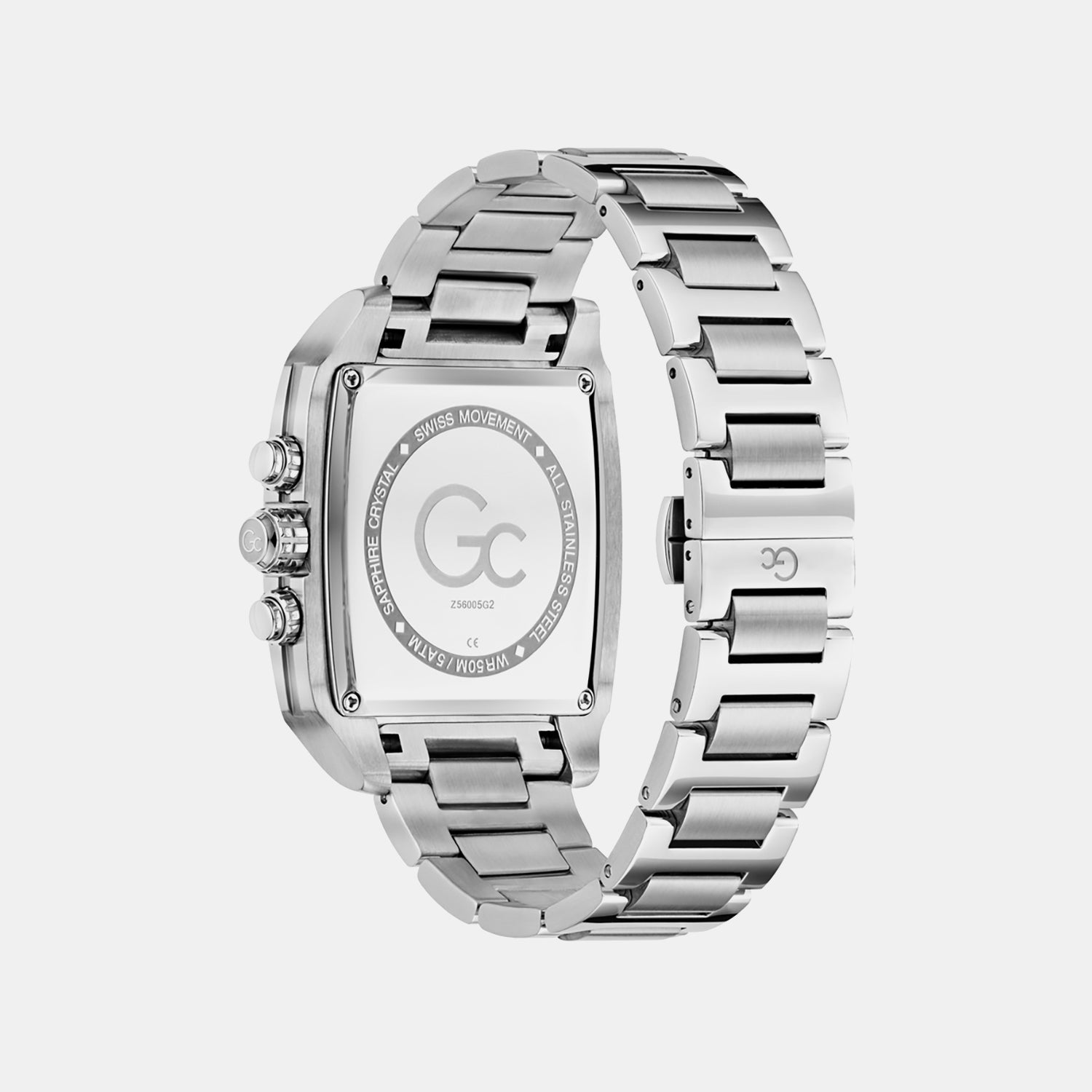 Retrofit Men Quartz Black Dial Chronograph Stainless Steel Watch Z56005G2