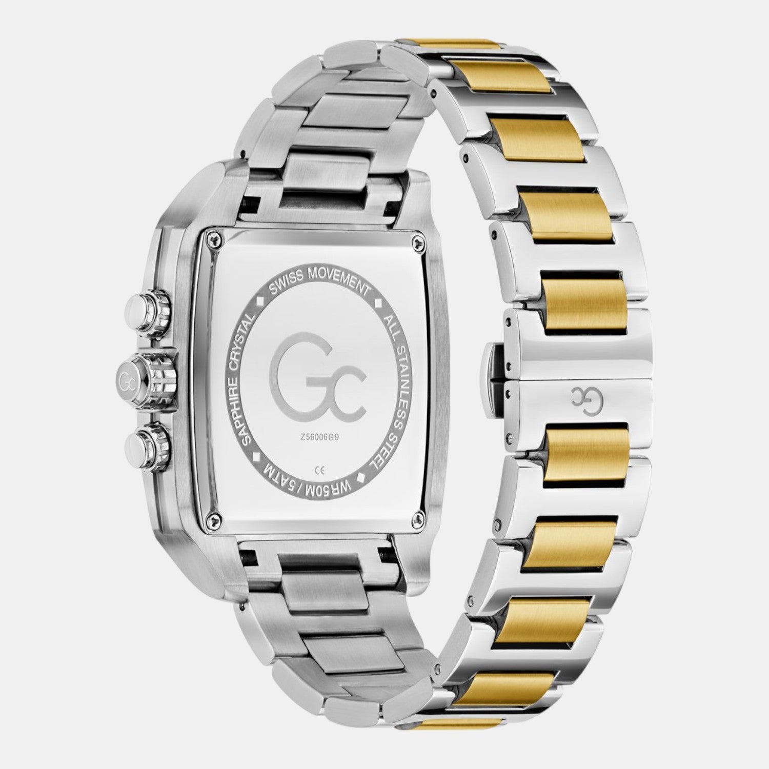 Stainless Steel Esq Watch Repair Men Quartz Green Dial Chronograph