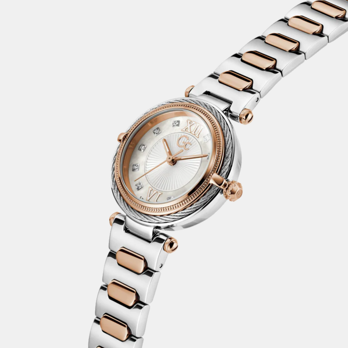 Vogue Women Quartz White Dial Analog Stainless Steel Watch Z57001L1