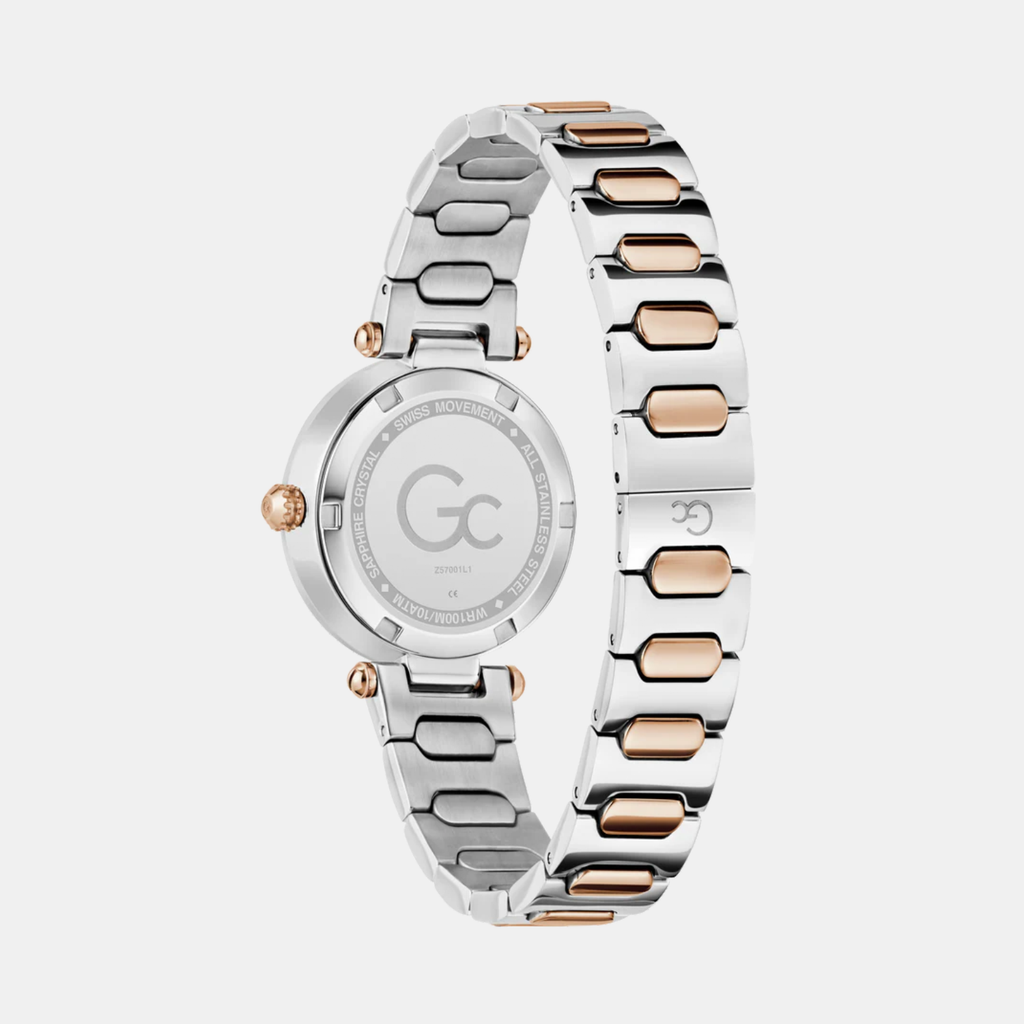 Vogue Cable Women Quartz White Dial Analog Stainless Steel Watch Z57001L1