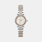 Vogue Cable Women Quartz White Dial Analog Stainless Steel Watch Z57001L1