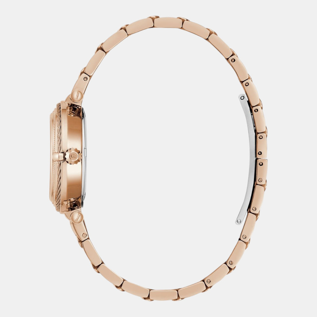 Vogue Cable Women Quartz Green Dial Analog Stainless Steel Watch Z57003L9