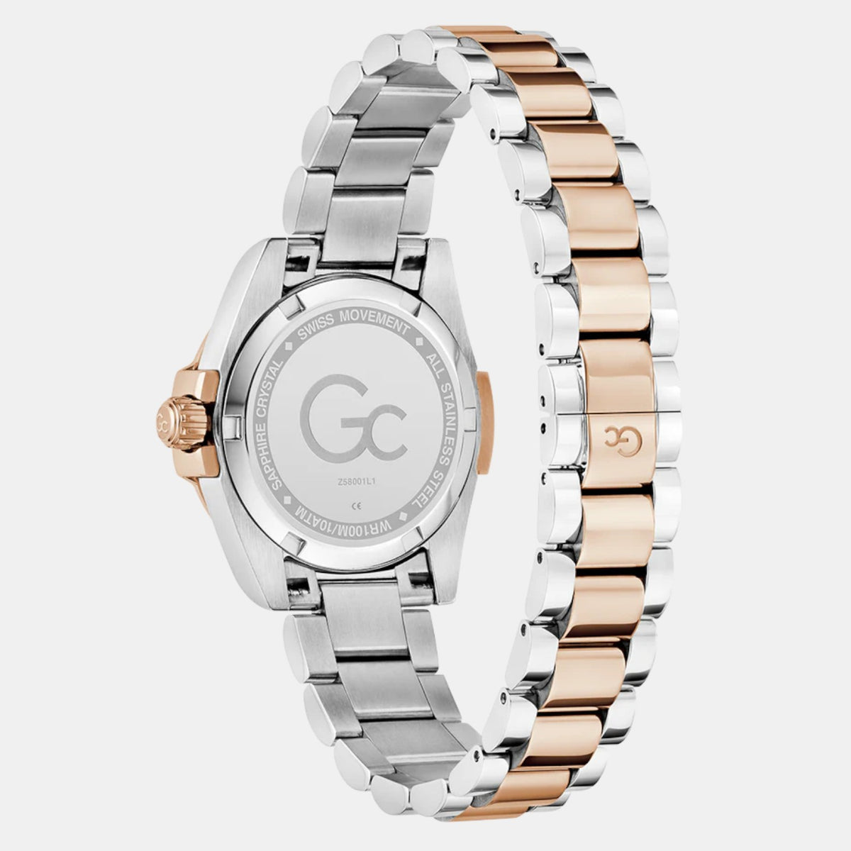 Bolt Women Quartz White Dial Analog Stainless Steel Watch Z58001L1