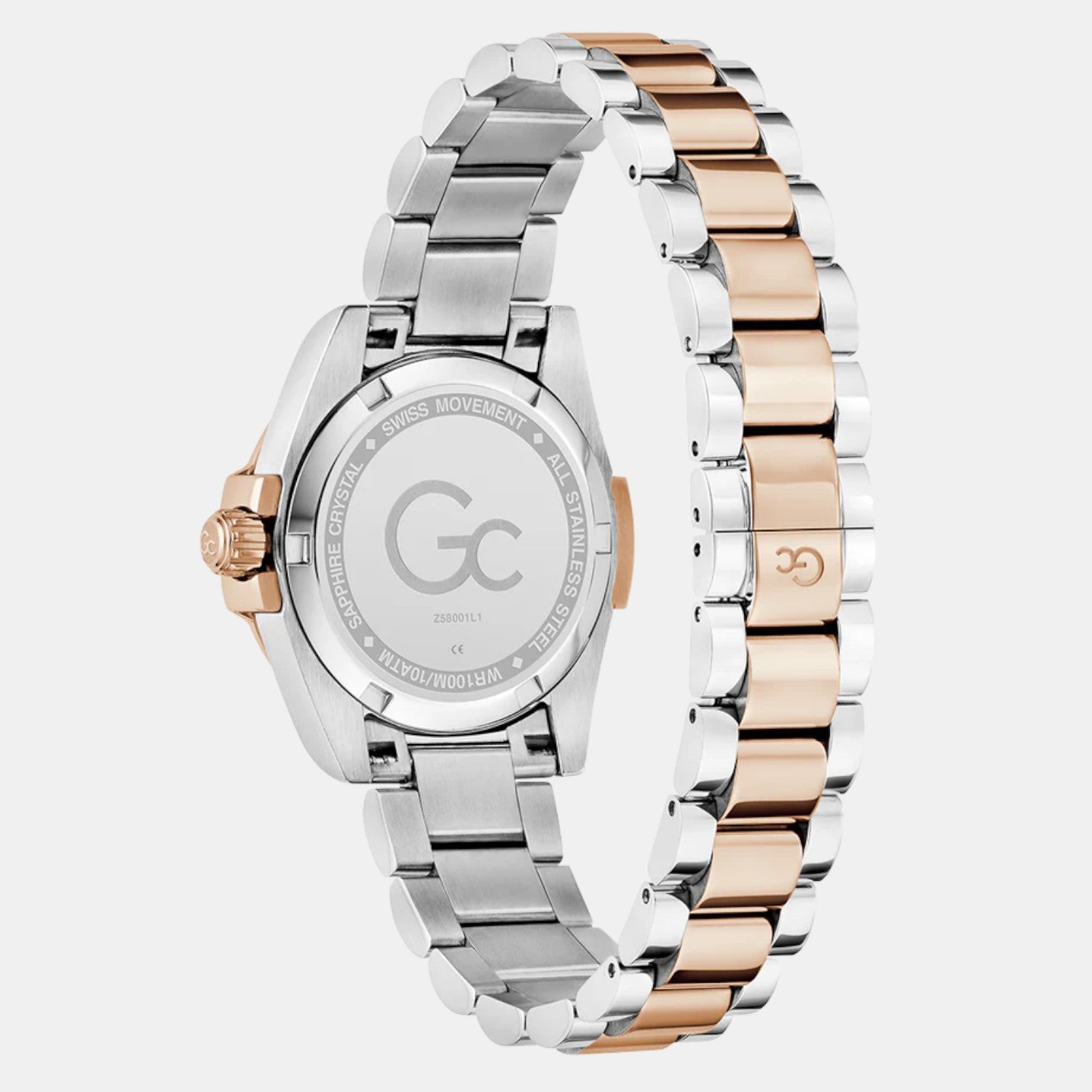 Bolt Lady Women Quartz White Dial Analog Stainless Steel Watch Z58001L1