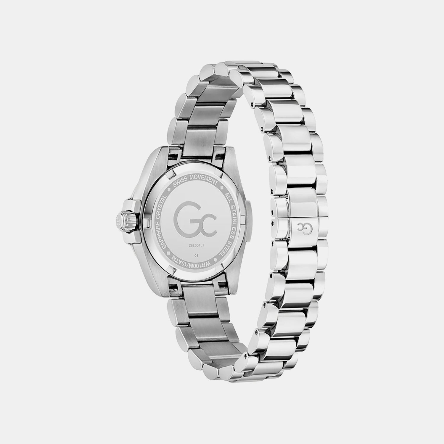 Gc Bolt Lady Mini Women Quartz Blue Dial Analog Stainless Steel Watch Z58004L7