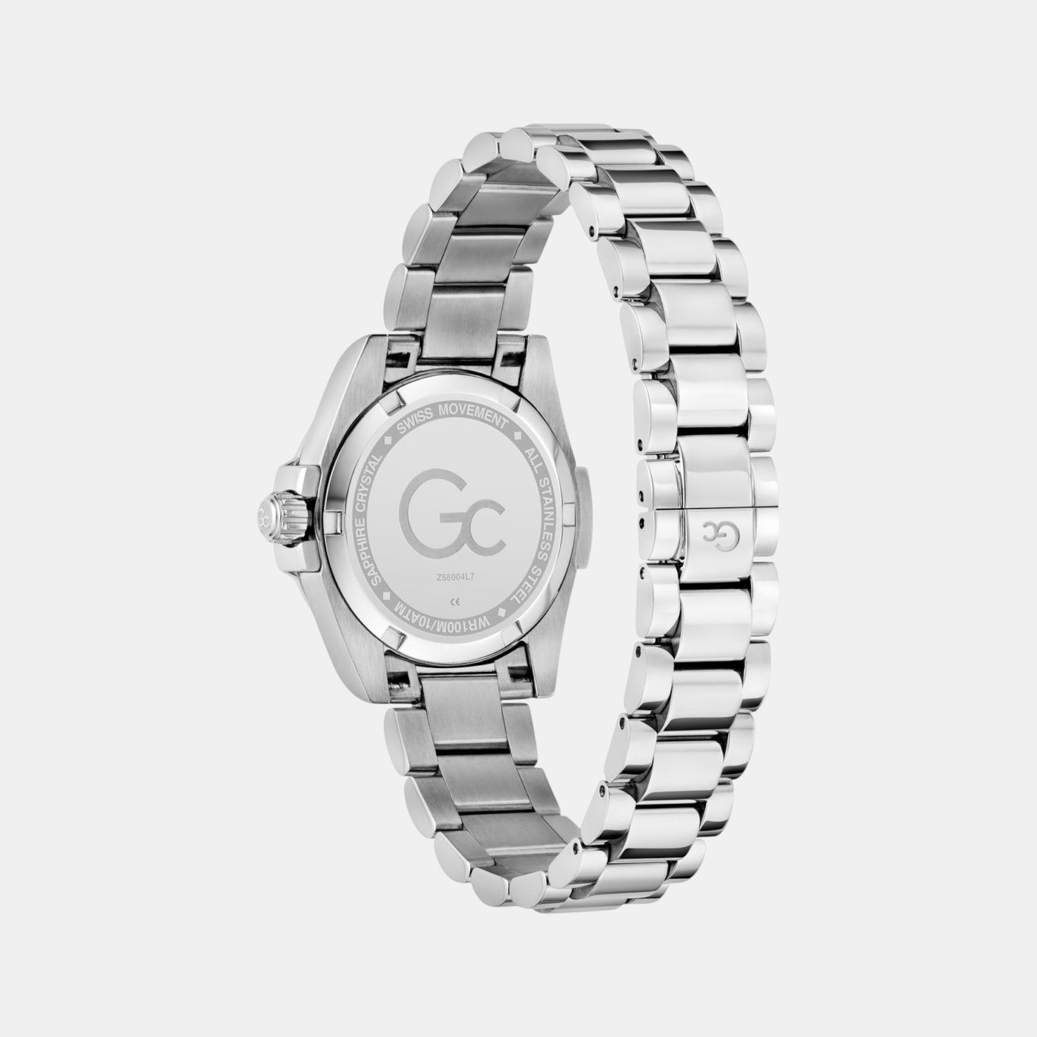 Gc Bolt Lady Mini Women Quartz Blue Dial Analog Stainless Steel Watch Z58004L7