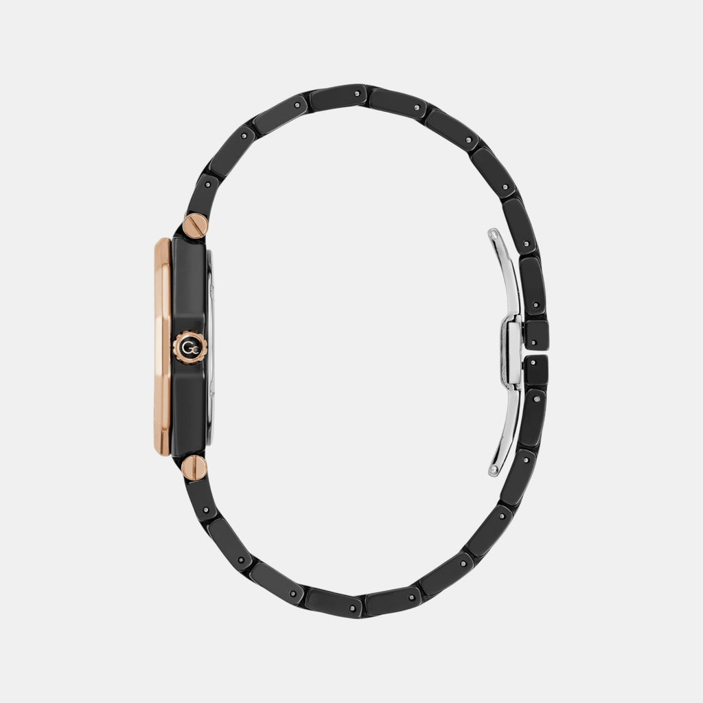 Gc Gleam Women Quartz Black Dial Multi-Function Ceramic Watch Z59002L2