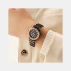 Gc Gleam Women Quartz Black Dial Multi-Function Ceramic Watch Z59002L2