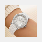 Gc Gleam Women Quartz White Dial Multi-Function Ceramic Watch Z59003L1