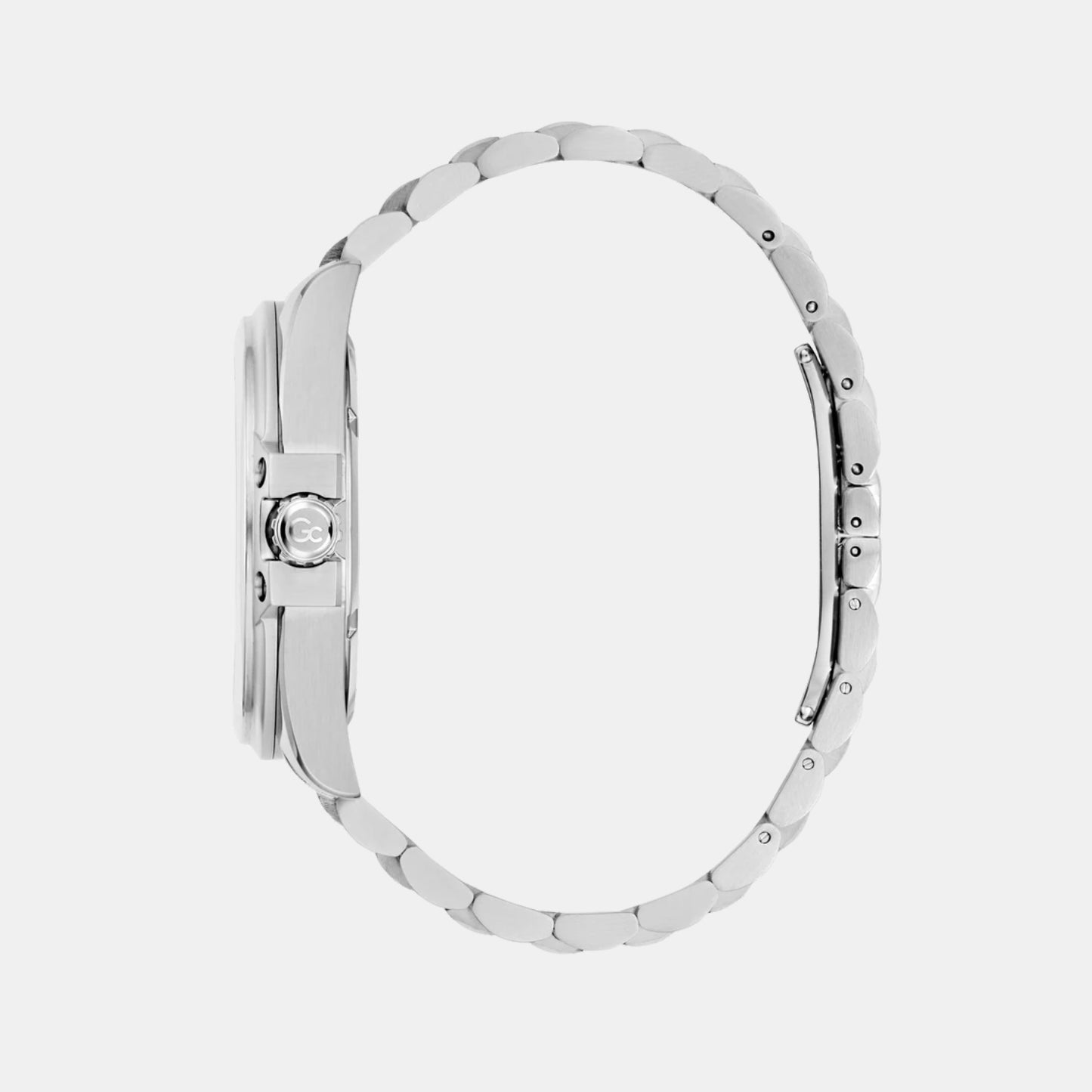 Bolt Men Quartz Black Dial Analog Stainless Steel Watch Z60003G2