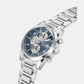 Gallant Men Quartz Blue Dial Chronograph Stainless Steel Watch Z61005G7