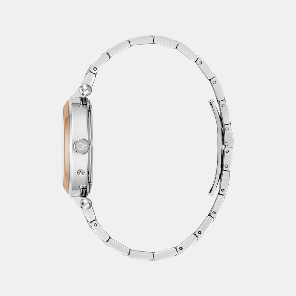 Sportchic Women Quartz White Dial Multi-Function Stainless Steel Watch Z62001L1