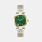 Sportchic Women Quartz Green Dial Multi-Function Stainless Steel Watch Z62002L9