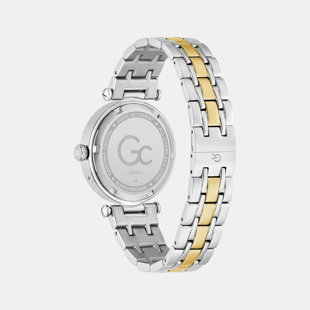 Gc Sportchic Women Quartz Green Dial Multi-Function Stainless Steel Watch Z62002L9