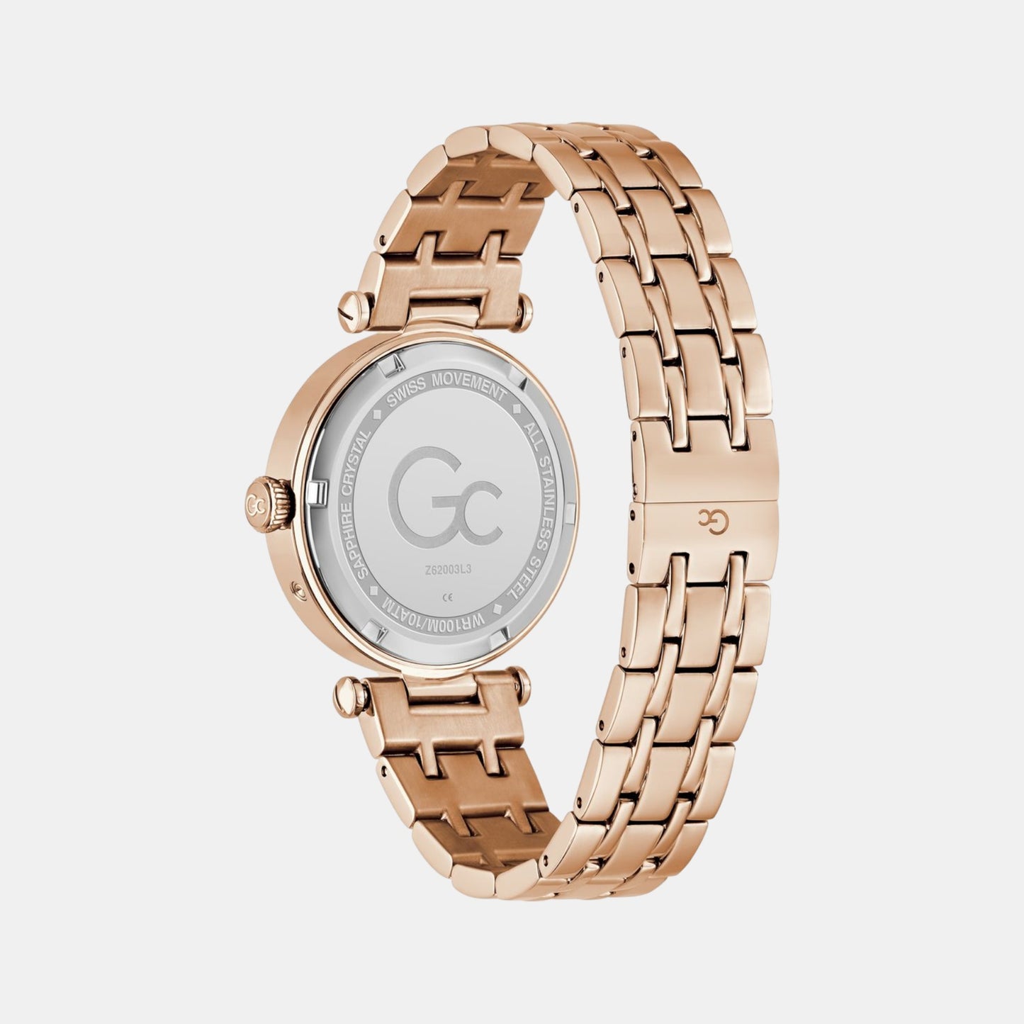 Sportchic Women Quartz Rose Gold Dial Multi-Function Stainless Steel Watch Z62003L3