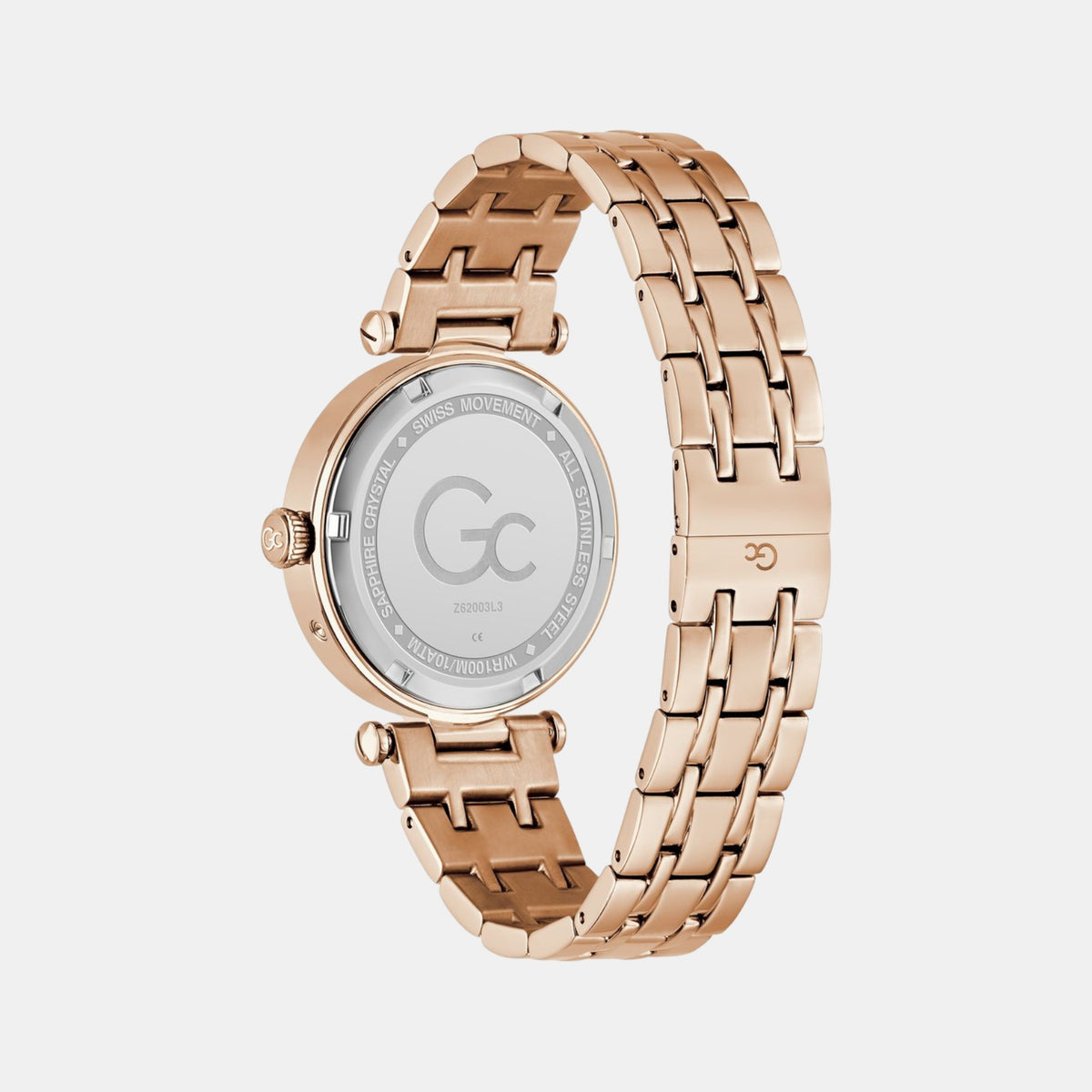 Topchic Women Quartz Rose Gold Dial Multi-Function Stainless Steel Watch Z62003L3