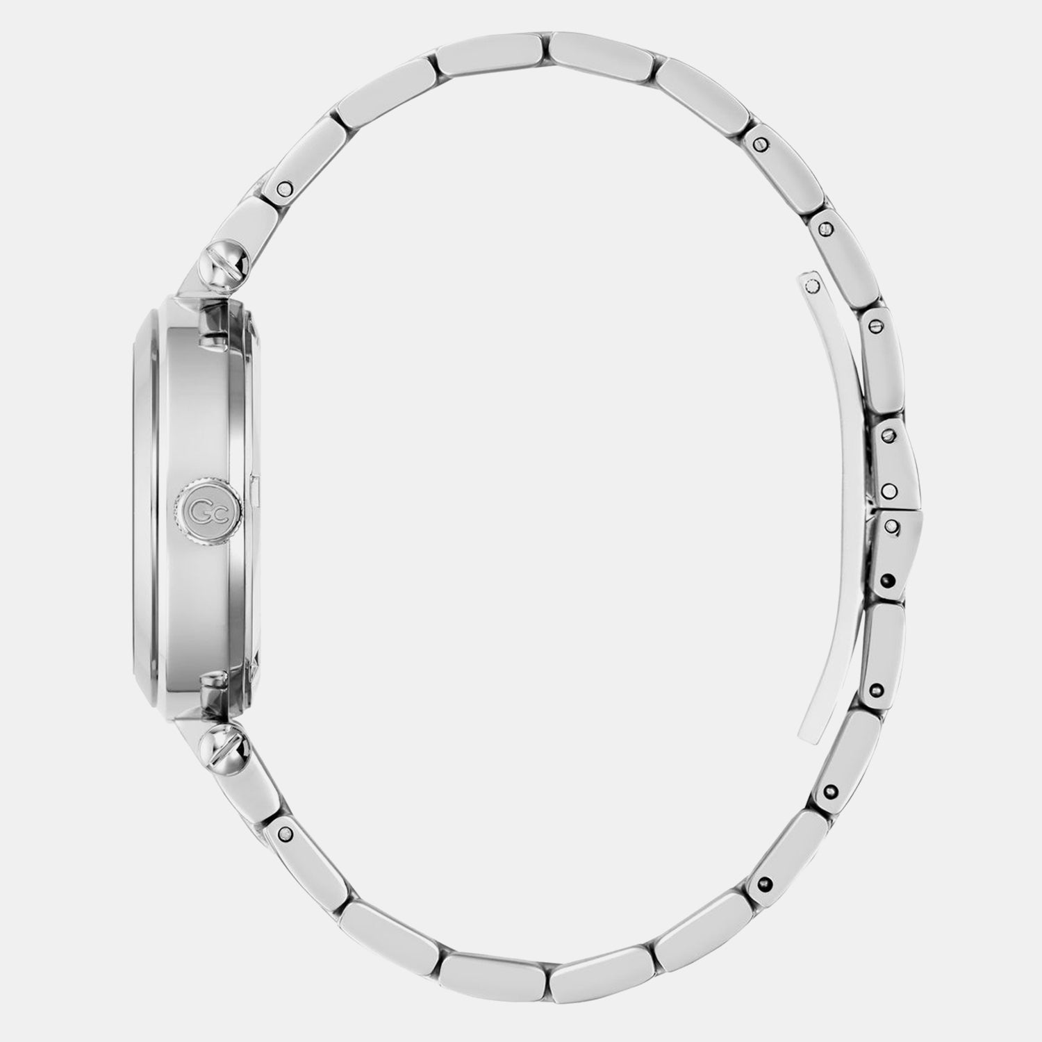 Gc Sportchic Women Quartz White Dial Analog Stainless Steel Watch Z63001L1