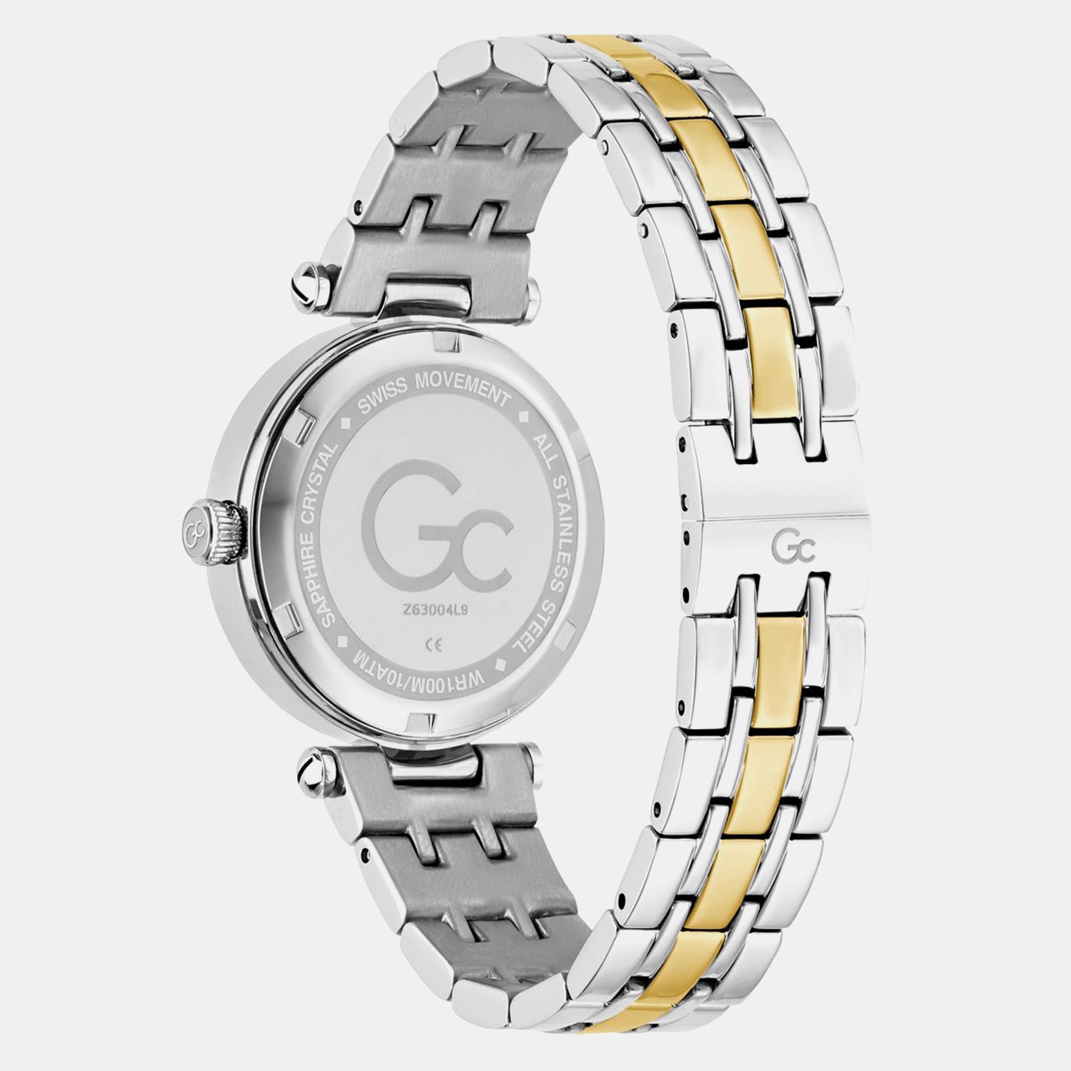 Gc Sportchic Women Quartz Green Dial Analog Stainless Steel Watch Z63004L9