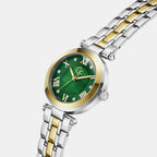 Gc Sportchic Women Quartz Green Dial Analog Stainless Steel Watch Z63004L9