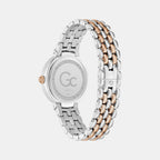 Gc Allure Women Quartz Mother Of Pearl Dial Analog Stainless Steel Watch Z64001L1