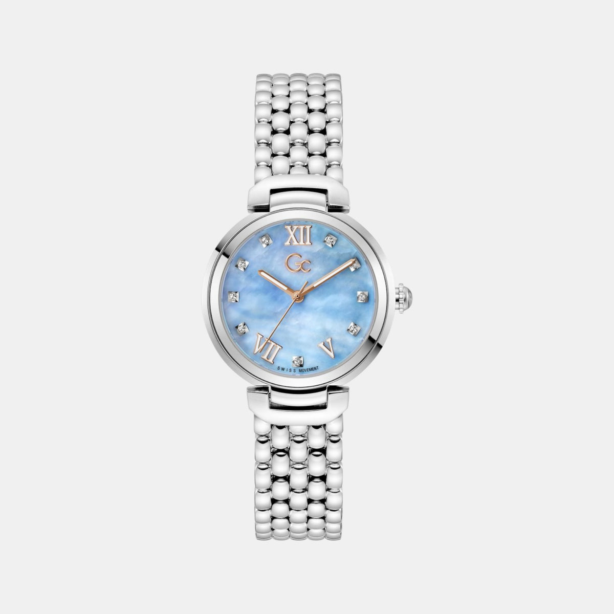 Allure Women Quartz Blue Dial Analog Stainless Steel Watch Z64003L3