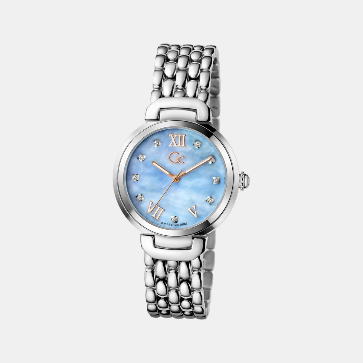Allure Women Quartz Blue Dial Analog Stainless Steel Watch Z64003L3