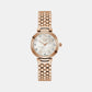 Dress Women Quartz White Mother Of Pearl Dial Analog Stainless Steel Watch Z64004L1