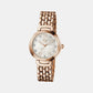 Dress Women Quartz White Mother Of Pearl Dial Analog Stainless Steel Watch Z64004L1