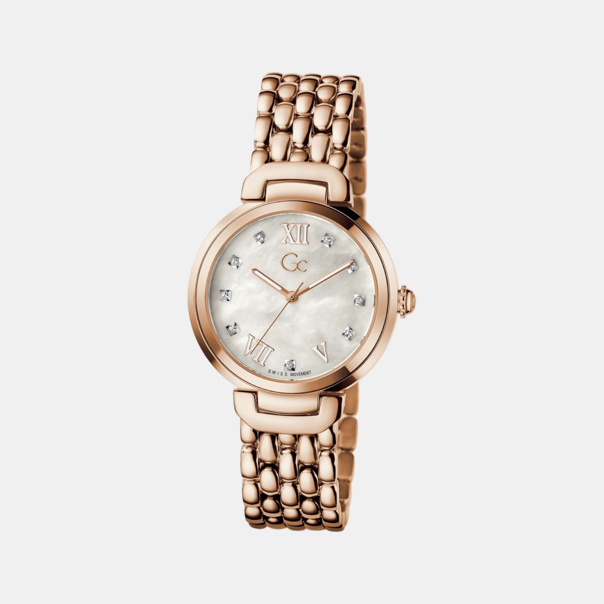 Allure Women Quartz Mother Of Pearl Dial Analog Stainless Steel Watch Z64004L1