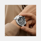 Gc Atlas Men Quartz Black Dial Chronograph Stainless Steel Watch Z66001G2