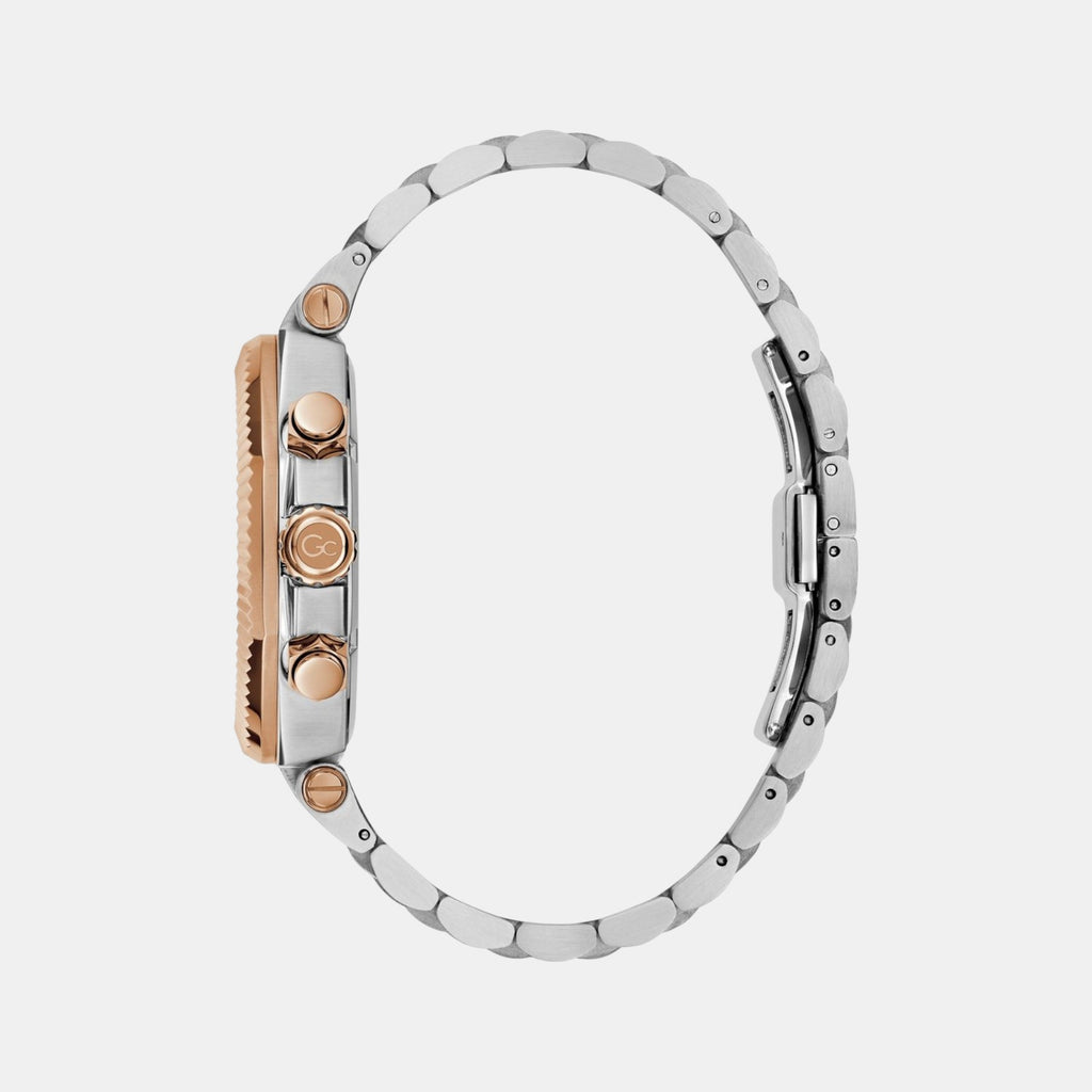 Gc Atlas Men Quartz Blue Dial Chronograph Stainless Steel Watch Z66002G7