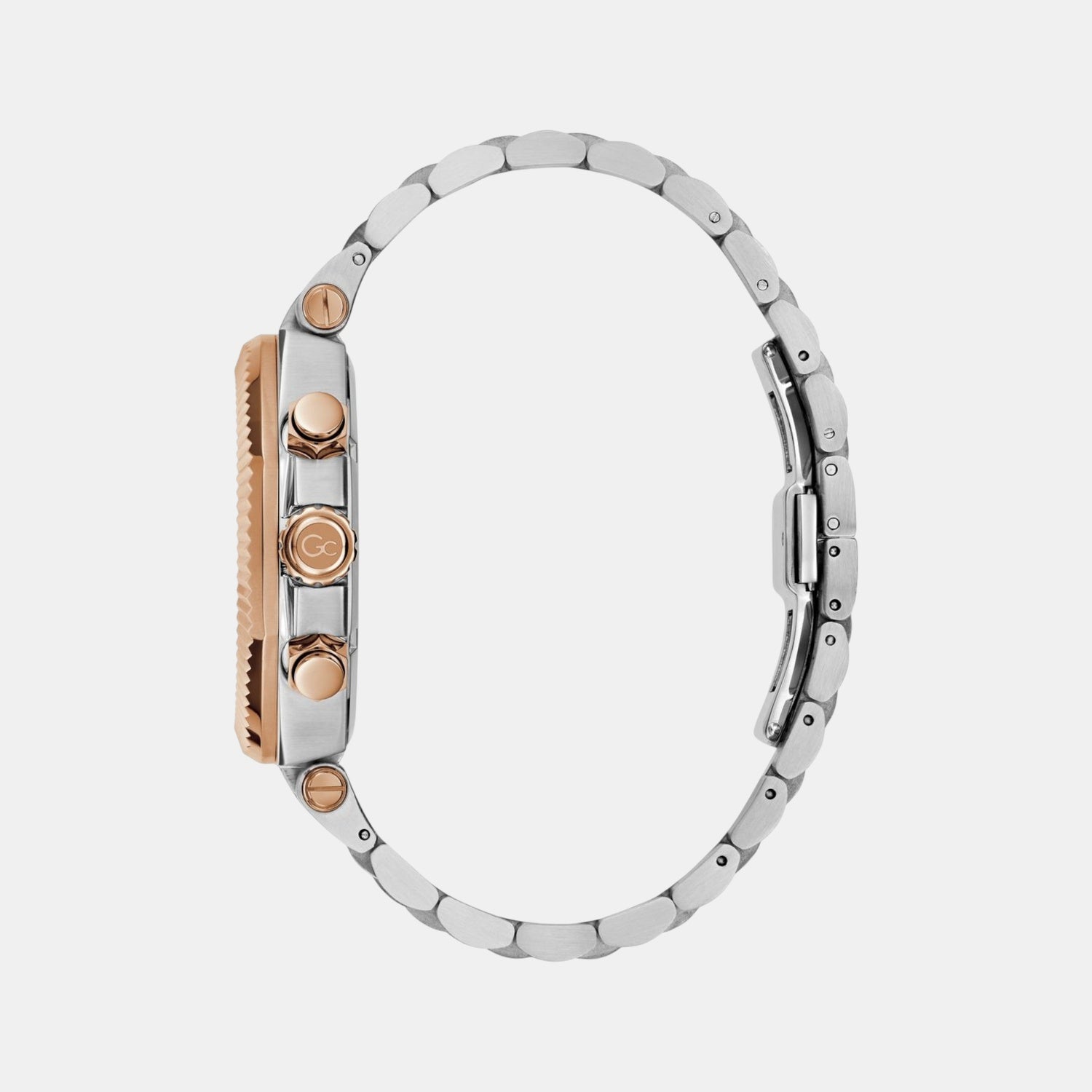 Gc Atlas Men Quartz Blue Dial Chronograph Stainless Steel Watch Z66002G7