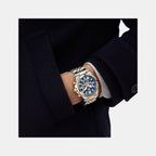 Gc Atlas Men Quartz Blue Dial Chronograph Stainless Steel Watch Z66002G7