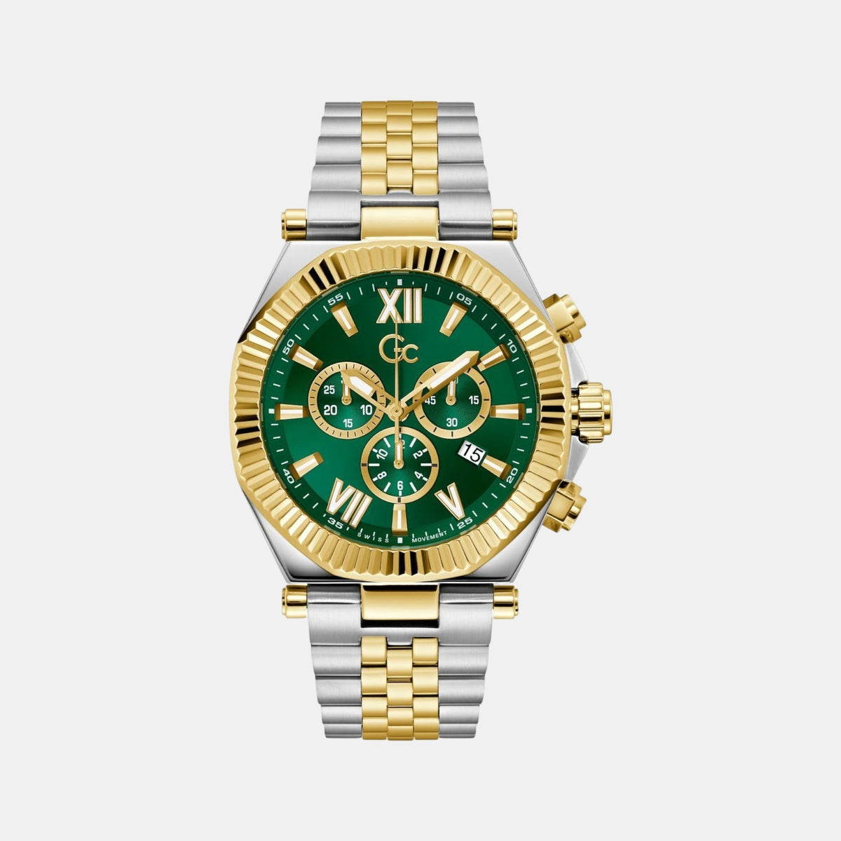 Atlas Men Quartz Green Dial Chronograph Stainless Steel Watch Z66003G9