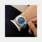 Gc Dress Men Quartz Blue Dial Analog Stainless Steel Watch Z67001G7