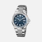 Gc Dress Men Quartz Blue Dial Analog Stainless Steel Watch Z67001G7