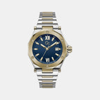 Gc Legacy Sleek Men Quartz Blue Dial Analog Stainless Steel Watch Z67003G7