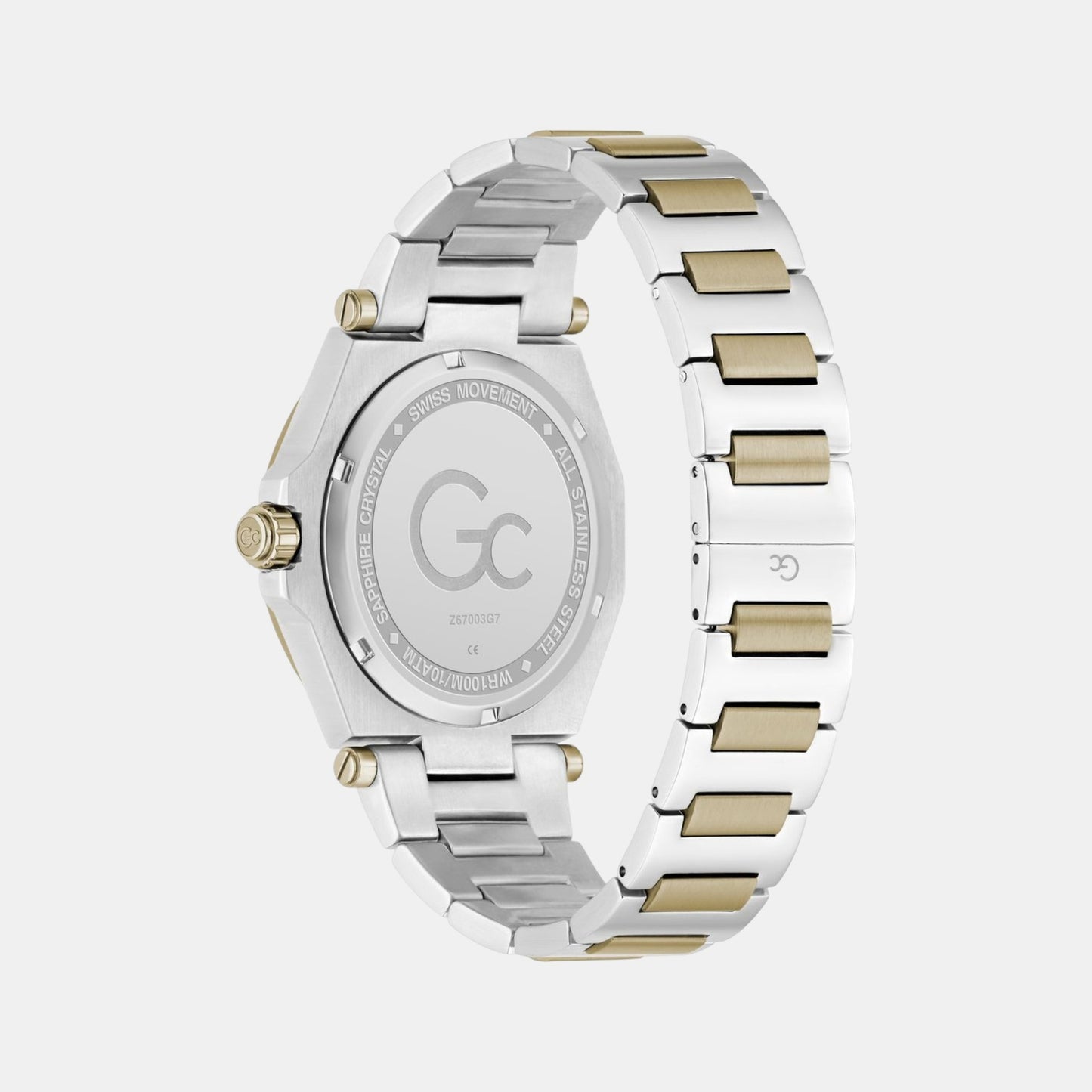 Gc Legacy Sleek Men Quartz Blue Dial Analog Stainless Steel Watch Z67003G7