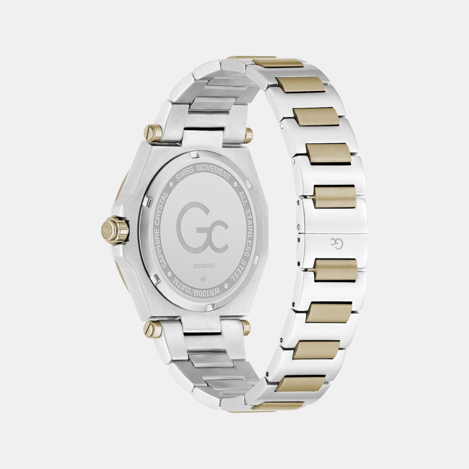 Gc Legacy Sleek Men Quartz Blue Dial Analog Stainless Steel Watch Z67003G7