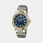 Gc Legacy Sleek Men Quartz Blue Dial Analog Stainless Steel Watch Z67003G7
