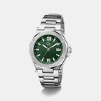 Legacy Men Quartz Green Dial Analog Stainless Steel Watch Z67005G9