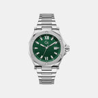 Legacy Men Quartz Green Dial Analog Stainless Steel Watch Z67005G9