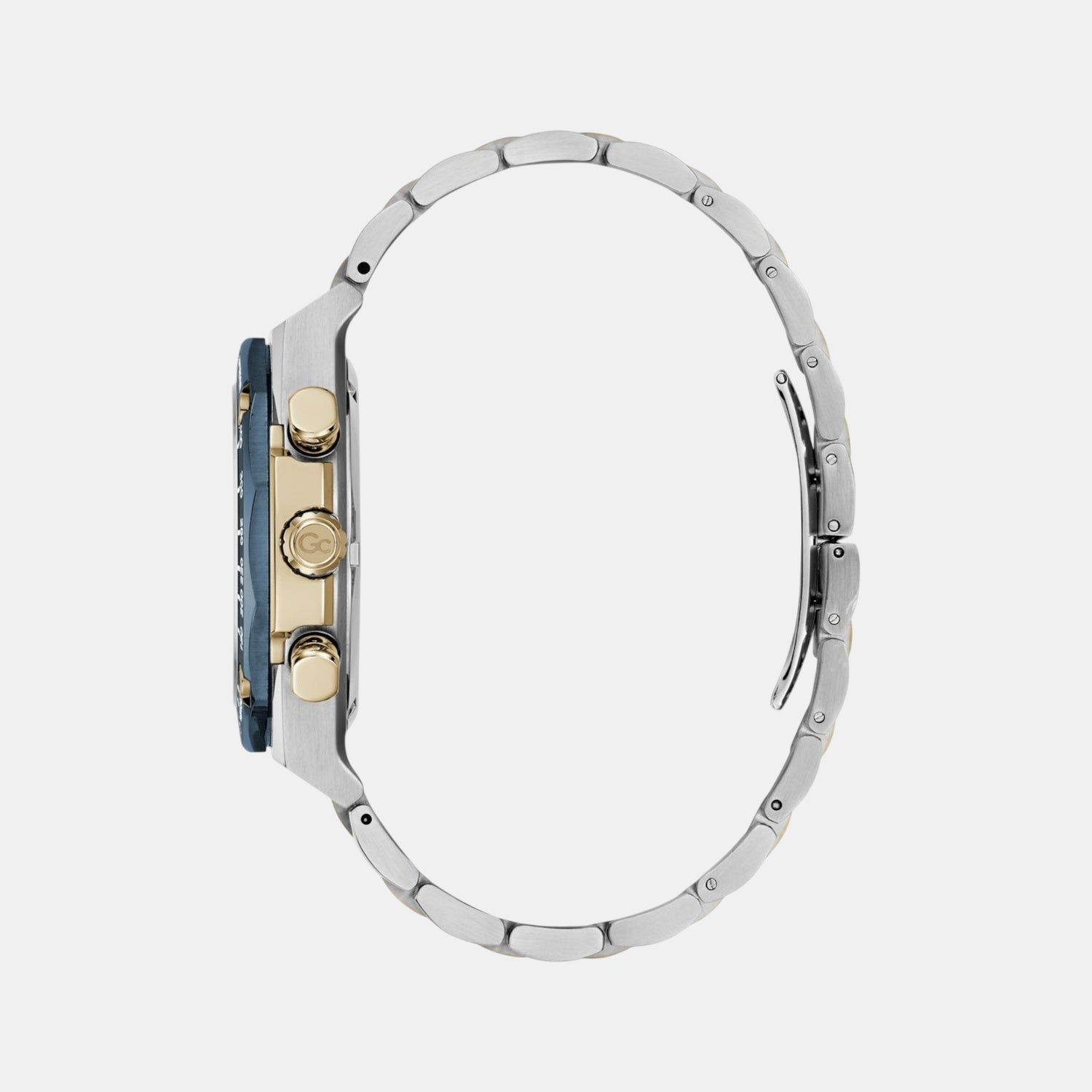 Gc Idolsport Men Quartz Blue Dial Chronograph Stainless Steel Watch Z68001G7