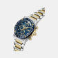 Gc Idolsport Men Quartz Blue Dial Chronograph Stainless Steel Watch Z68001G7