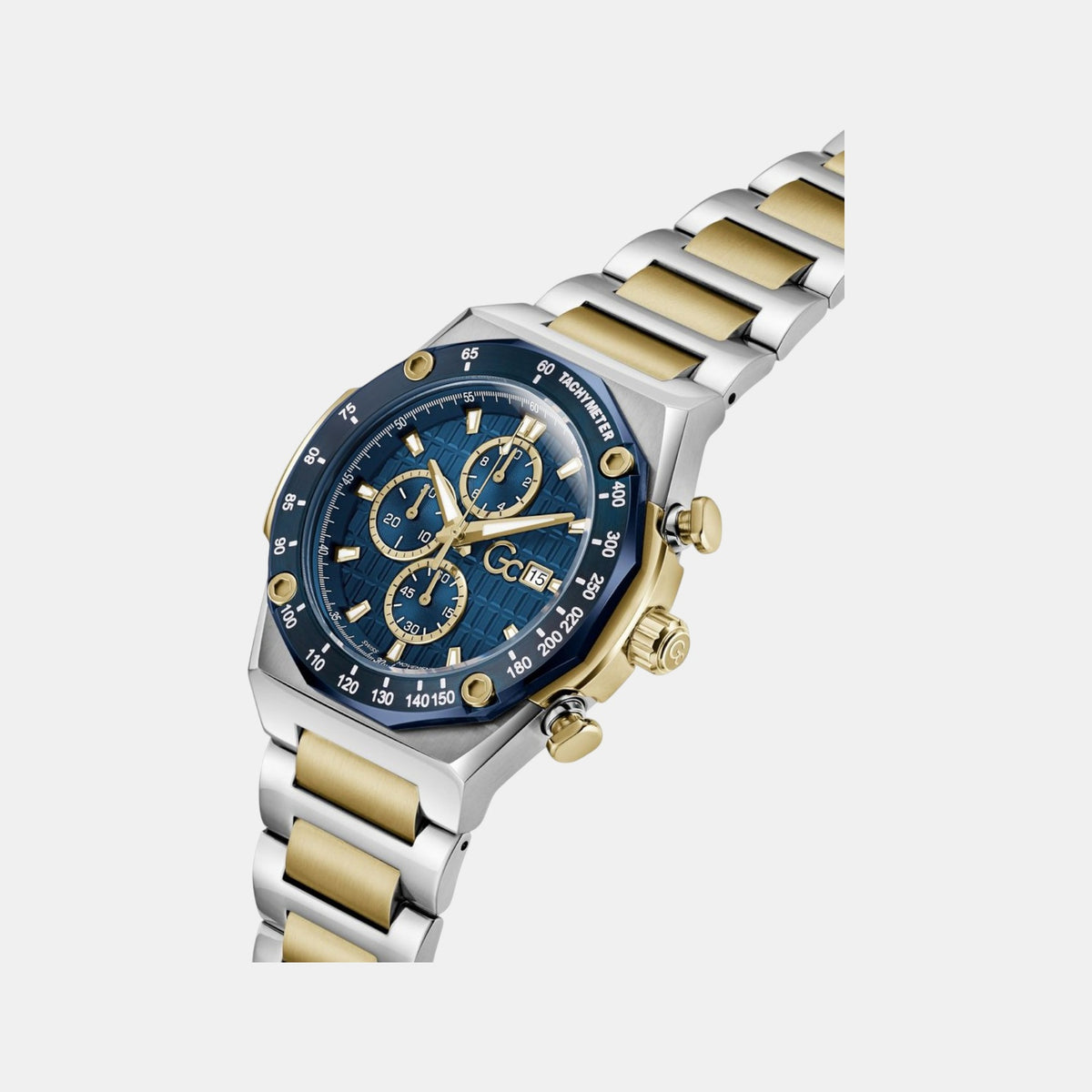 Idol Men Quartz Blue Dial Chronograph Stainless Steel Watch Z68001G7