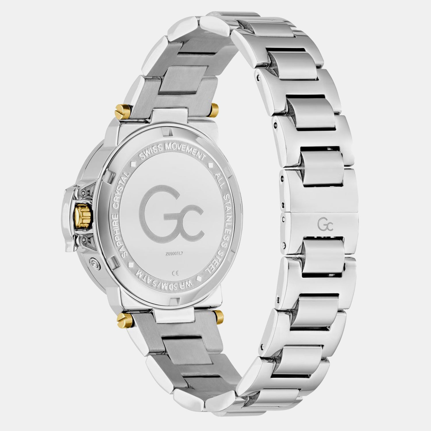 Gc Sportchic Women Quartz Green Dial Analog Stainless Steel Watch Z69001L7