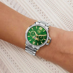 Gc Sportchic Women Quartz Green Dial Analog Stainless Steel Watch Z69001L7