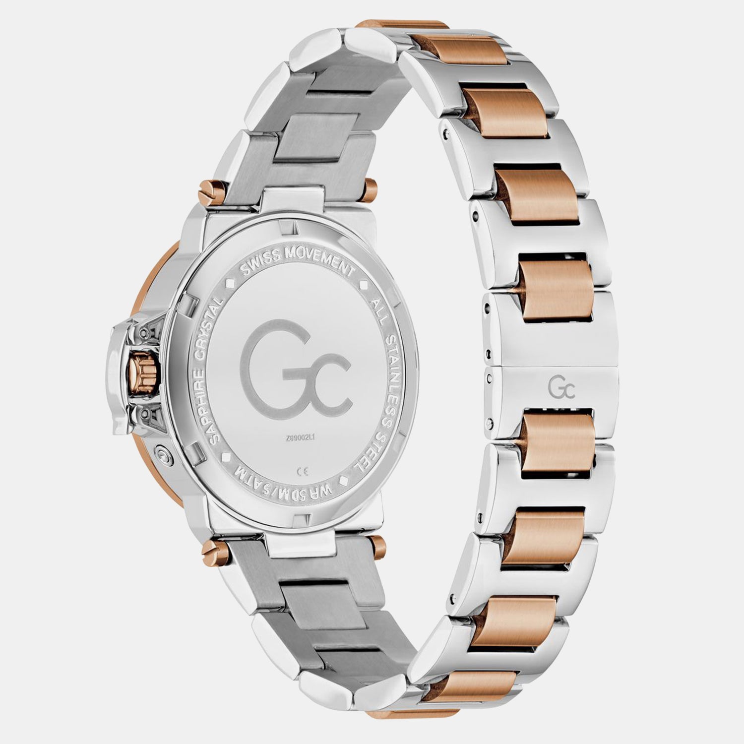 Gc Sportchic Women Quartz White Dial Analog Stainless Steel Watch Z69002L1