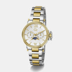 Gc Sportchic Women Quartz White Dial Analog Stainless Steel Watch Z69003L6